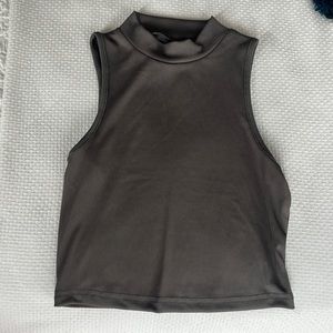 Mock neck tank top